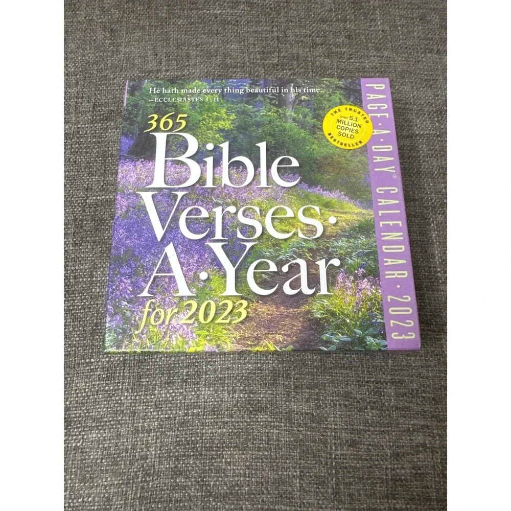 Bible Verses A Year 2023 Page-A-Day Calendar Daily Inspirational Quotes Pk of 3